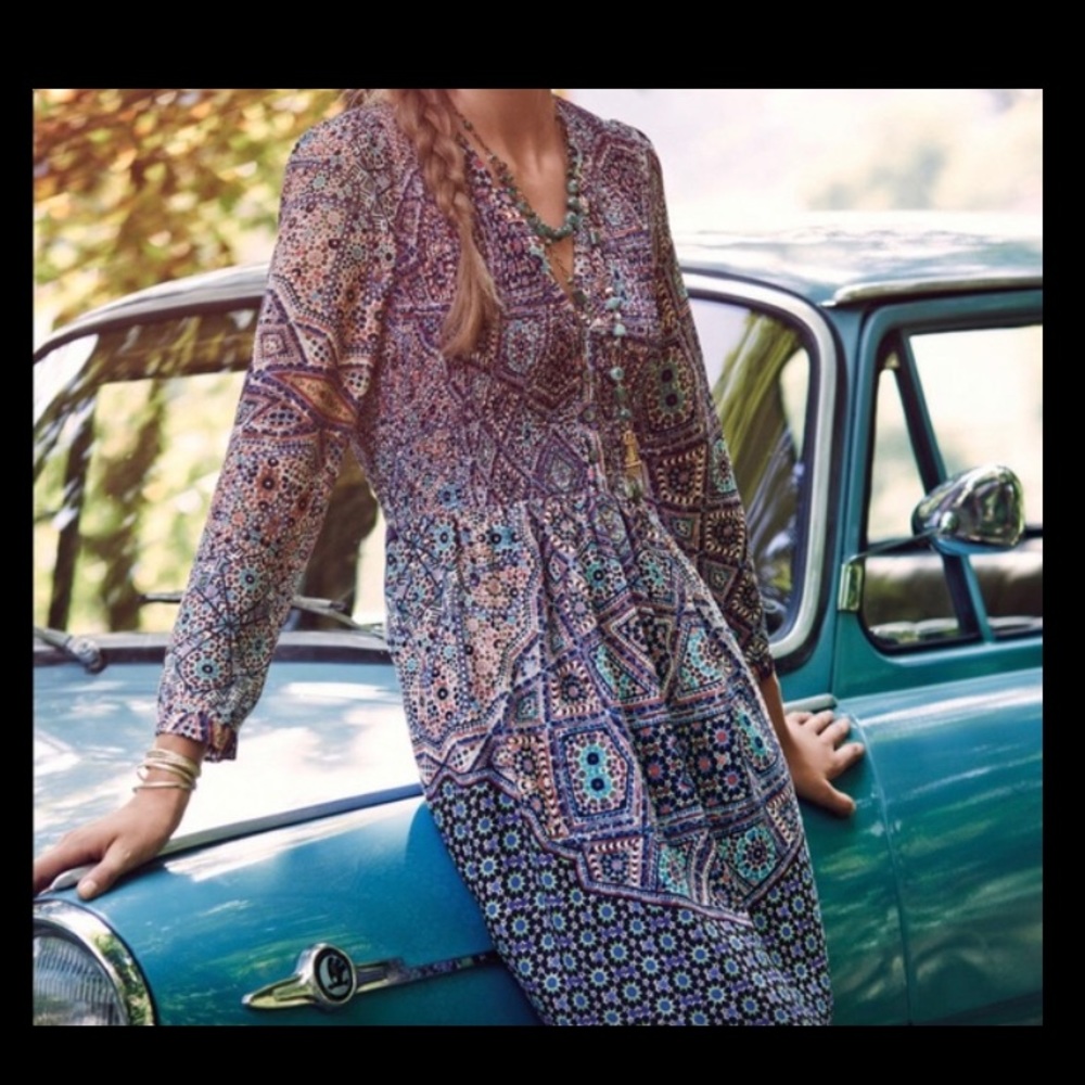 MAEVE TILED Amethyst dress XS